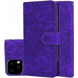 Mobigear Mandala iPhone 11 Hülle Klapphülle Geldbörse - Lila