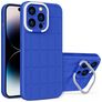Mobigear Cube iPhone 14 Pro Max Hülle Hardcase Backcover mit Ständer - Blau