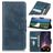 Mobigear Classy Samsung Galaxy S22 Ultra Hülle Klapphülle Geldbörse - Blau