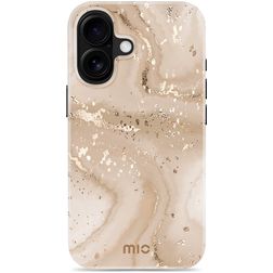 MIO iPhone 16 MagSafe Hülle Hardcase Backcover - Gold Marble