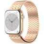 Mobigear London Edelstahl Apple Watch Armband Magnetverschluss - 49/46/45/44 mm - Roségold