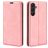 Mobigear Retro Slim Samsung Galaxy A26 Klapphülle Portemonnaie - Pink