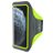 Mobiparts Comfort Fit Handyhalterung Joggen iPhone 11 Pro Max Sporthülle Neopren Sportarmband - Neon Green