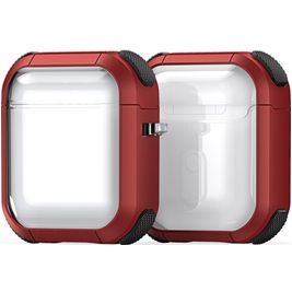 Mobigear Shockproof Apple AirPods 2 Hardcase Hülle - Rot