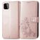 Mobigear Clover Samsung Galaxy A22 5G Hülle Klapphülle Geldbörse - Roségold