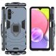 Mobigear Armor Ring Samsung Galaxy A13 5G Hülle Hardcase Backcover Stoßfest mit Ringhalter - Blau