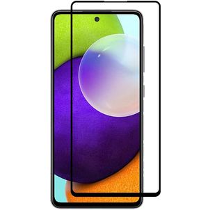 Mobigear Premium Samsung Galaxy A52s 5G Panzerglas Gehärtetes Glas Displayschutz - Hüllenfreundlich - Schwarz