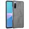Mobigear Croco Sony Xperia 10 III Hardcase Backcover - Schwarz