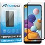 Mobigear Premium Samsung Galaxy A21 Panzerglas Gehärtetes Glas Displayschutz - Hüllenfreundlich - Schwarz