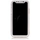 Mobigear Marble iPhone XS Hülle Flexibles TPU Backcover - Lila