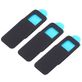 Mobigear Square Webcam Abdeckung Privatsphäre Schieberegler - Schwarz - 3er Pack