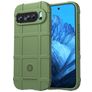 Mobigear Rugged Shield Google Pixel 9 Hülle Flexibles TPU Backcover Stoßfest - Grün