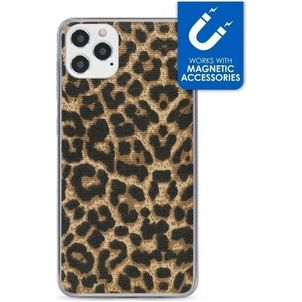 My Style Magneta iPhone 12 Hülle Flexibles TPU Backcover - Leopard