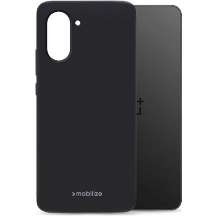 Mobilize Rubber Gelly OnePlus Nord CE5 TPU (flexibel) Backcover - Schwarz