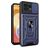 Mobigear Armor Ring Cam Slide Motorola Edge 40 Pro Hülle Hardcase Backcover Stoßfest mit Ringhalter und Kamera Slider - Blau