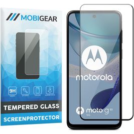 Mobigear Premium Motorola Moto G53 5G Panzerglas Gehärtetes Glas Displayschutz - Hüllenfreundlich - Schwarz