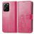 Mobigear Clover POCO X5 Pro Hülle Klapphülle Geldbörse - Magenta
