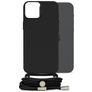Mobilize Lanyard Gelly iPhone 15 Plus Flexibles TPU Handykette - Schwarz