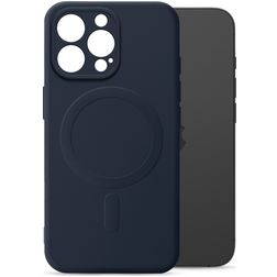 My Style Protective Flex iPhone 15 Pro MagSafe Hülle Flexibles TPU Backcover - Marineblau