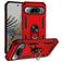 Mobigear Armor Ring Google Pixel 9 Pro XL Hülle Hardcase Backcover Stoßfest mit Ringhalter - Rot