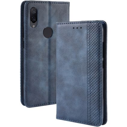 Mobigear Sensation Xiaomi Redmi Note 7 Hülle Klapphülle Geldbörse - Blau