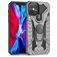 Mobigear Armor Ring iPhone 12 Pro Max Hülle Hardcase Backcover Stoßfest mit Ringhalter - Grau