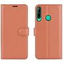 Mobigear Classic Huawei P40 Lite E Hülle Klapphülle Geldbörse - Braun