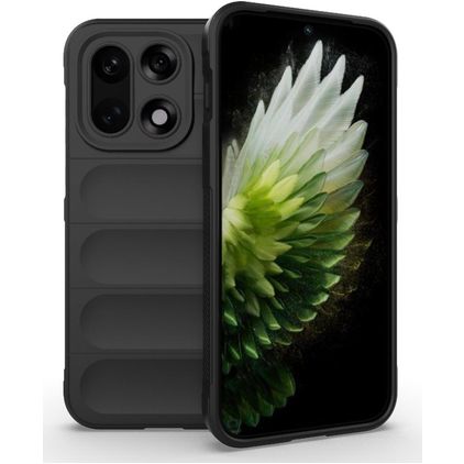 Mobigear Bumpy OnePlus 15 Hülle Flexibles TPU Backcover - Schwarz
