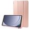 Mobigear Tri-Fold Gel Samsung Galaxy Tab A9 (2023) Hülle TPU,Kunstleder Klapphülle - Roségold