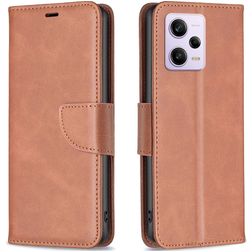 Mobigear Excellent Xiaomi Redmi Note 12 Pro Plus Hülle Klapphülle Geldbörse - Braun