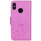 Mobigear Butterfly Xiaomi Mi 8 SE Hülle Klapphülle Geldbörse - Lila
