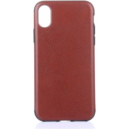 Mobigear Excellent iPhone XS Max TPU (flexibel) Backcover - Cognac