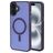 Mobiparts Hardcover iPhone 16 Plus MagSafe Hülle Hardcase Backcover - Satin Purple