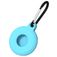 Mobigear Circle Key Apple AirTag Hülle TPU (flexibel) Schlüsselanhänger - Blau