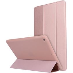 Mobigear Tri-Fold Gel iPad 7 (2019) Hülle TPU,Kunstleder Klapphülle - Roségold
