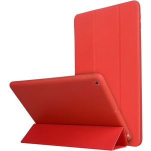 Mobigear Tri-Fold Gel iPad 9 (2021) Hülle TPU,Kunstleder Klapphülle - Rot