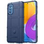 Mobigear Rugged Shield Samsung Galaxy M52 Hülle Flexibles TPU Backcover Stoßfest - Blau