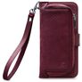 Mobilize Gelly Zipper iPhone XS Max Hülle Abnehmbare 2in1 Clutch - Bordeaux