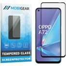 Mobigear Premium OPPO A72 Panzerglas Gehärtetes Glas Displayschutz - Hüllenfreundlich - Schwarz