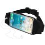 Mobiparts Comfort Fit Belt Handyhalterung Joggen iPhone 17 Pro Sporthülle Neopren Gürtel - Schwarz