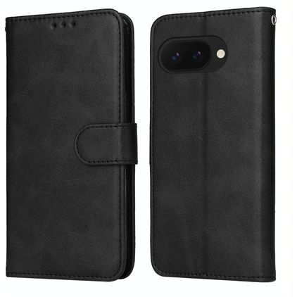 Mobigear Wallet Google Pixel 9a Hülle Klapphülle Geldbörse - Schwarz
