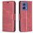 Mobigear Excellent Motorola Moto G85 Hülle Klapphülle Geldbörse - Rot