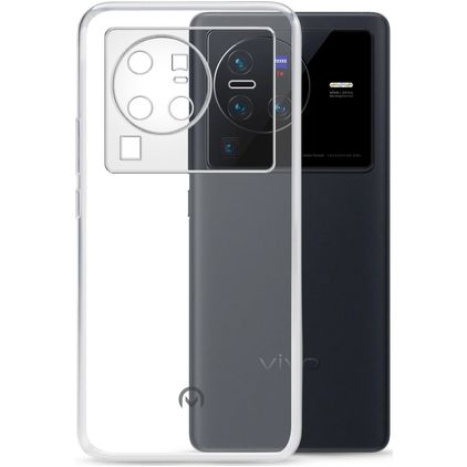 Mobilize Gelly Durchsichtig Vivo X80 Pro Hülle Flexibles TPU Backcover - Transparent