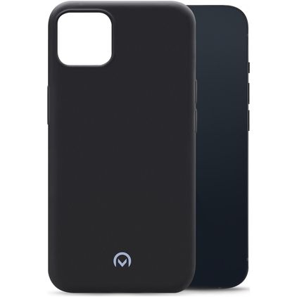 Mobilize Rubber Gelly iPhone 13 Hülle Flexibles TPU Backcover - Matt Black