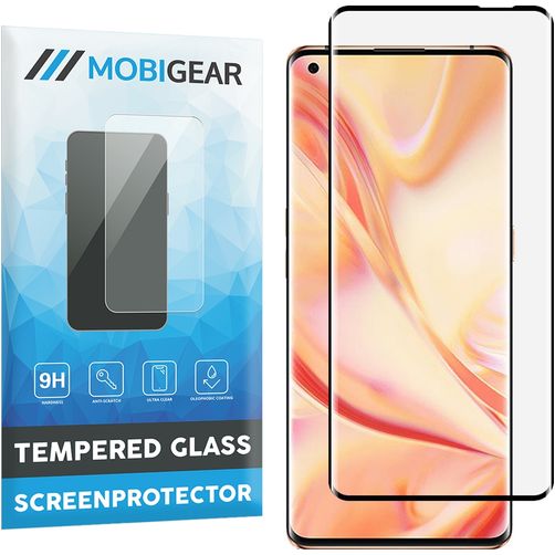 Mobigear Curved OPPO Find X2 Pro Panzerglas Gehärtetes Glas Displayschutz - Hüllenfreundlich - Schwarz