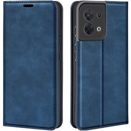 Mobigear Retro Slim OPPO Reno 8 5G Hülle Klapphülle Geldbörse - Dunkelblau