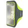 Mobiparts Comfort Fit Handyhalterung Joggen Samsung Galaxy S24 Sporthülle Neopren Sportarmband - Neon Green
