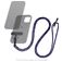 Mobilize Lanyard Universal-Handykette einstellbar - Blau / Rot