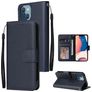 Mobigear Wallet iPhone 14 Plus Hülle Klapphülle Geldbörse - Marineblau