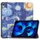 Mobigear Tri-Fold iPad 10 (2022) Hülle Klapphülle - Starry Sky